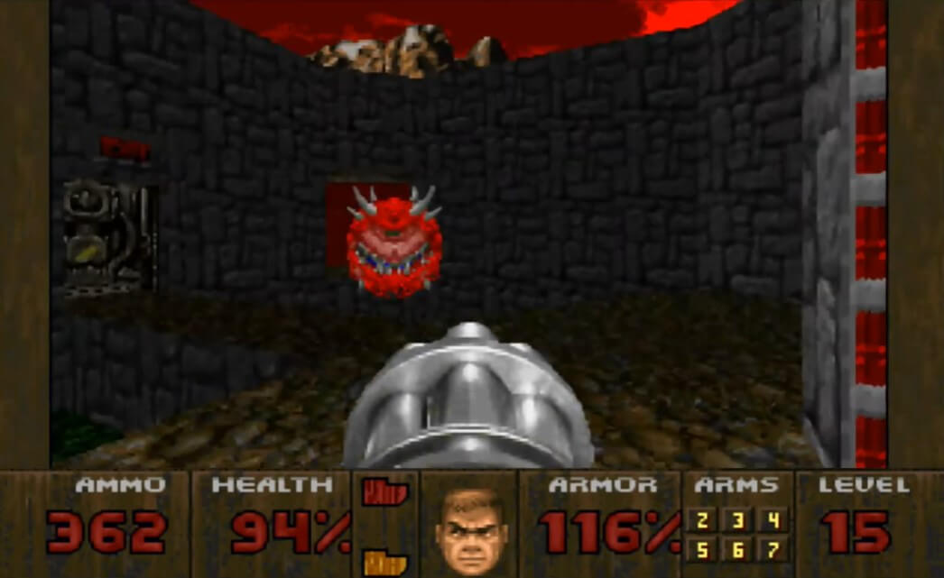 Doom - геймплей игры Panasonic 3do